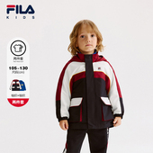 新款 FILA斐乐童装 儿童外套秋冬季 男小童防风保暖两件套上衣外衣潮