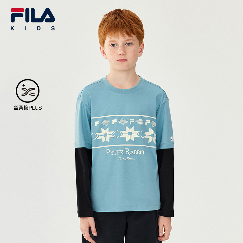 FILA斐乐男童中大童全棉上衣