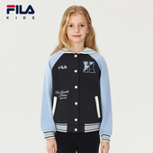 FILA 女中大童学院上衣 新款 HARVARD哈佛联名儿童外套2025年秋季