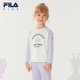 FILA斐乐儿童童装 女童小童休闲宽松套头上衣 新款 长袖 2025年秋季