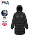 男女童外套中长款 新款 钻石绒 FILA斐乐儿童鹅绒羽绒服2025冬季