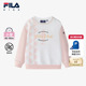 新款 儿童卫衣2025年春季 FILA斐乐童装 女小童套头卫衣潮 螨消消