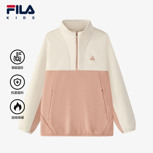 新款 EARTH联名系列儿童卫衣2024春季 女中大童运动上衣 BBC FILA