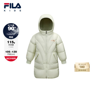 FILA X 彼得兔联名儿童羽绒服中长款2025年冬季新款女小童外套