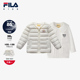 新款 FILA KIDS原田治联名斐乐儿童羽绒服冬季 女小童两件套外套