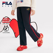 裤 子 2025年春新款 女中大童新年款 花赞新年 FILA斐乐儿童微喇裤