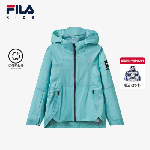 FILA斐乐女中大童梭织外套