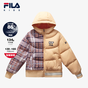 FILA KIDS童装原田治联名系列斐乐儿童羽绒服冬新款女中大童外套