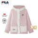 新款 棉服2026年春季 FILA斐乐儿童童装 女童中大童外套 斐护科技