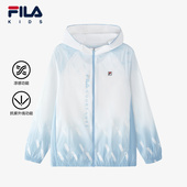 抗紫外线 FILA斐乐儿童童装 防晒服2025年夏季 新款 男中大童外套