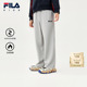 长裤 2025年冬季 新款 FILA斐乐儿童童装 男童中大童休闲加绒直筒裤 子