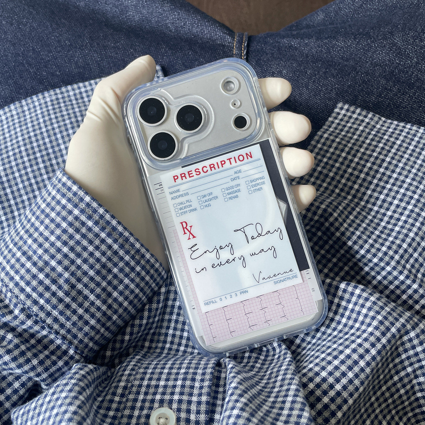 处方笺磁吸苹果18promax手机壳