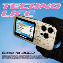 VAVENUE千禧年CCD相机手机壳机适用苹果iPhone 17 16 15 14 Pro Max Y2K美式复古原创设计仿金属银