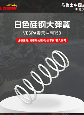 Malossi马鲁士 VESPA春天冲刺150变速调节白色硅钢大弹簧改装配件