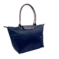 Большая длинная ручка темно -синяя