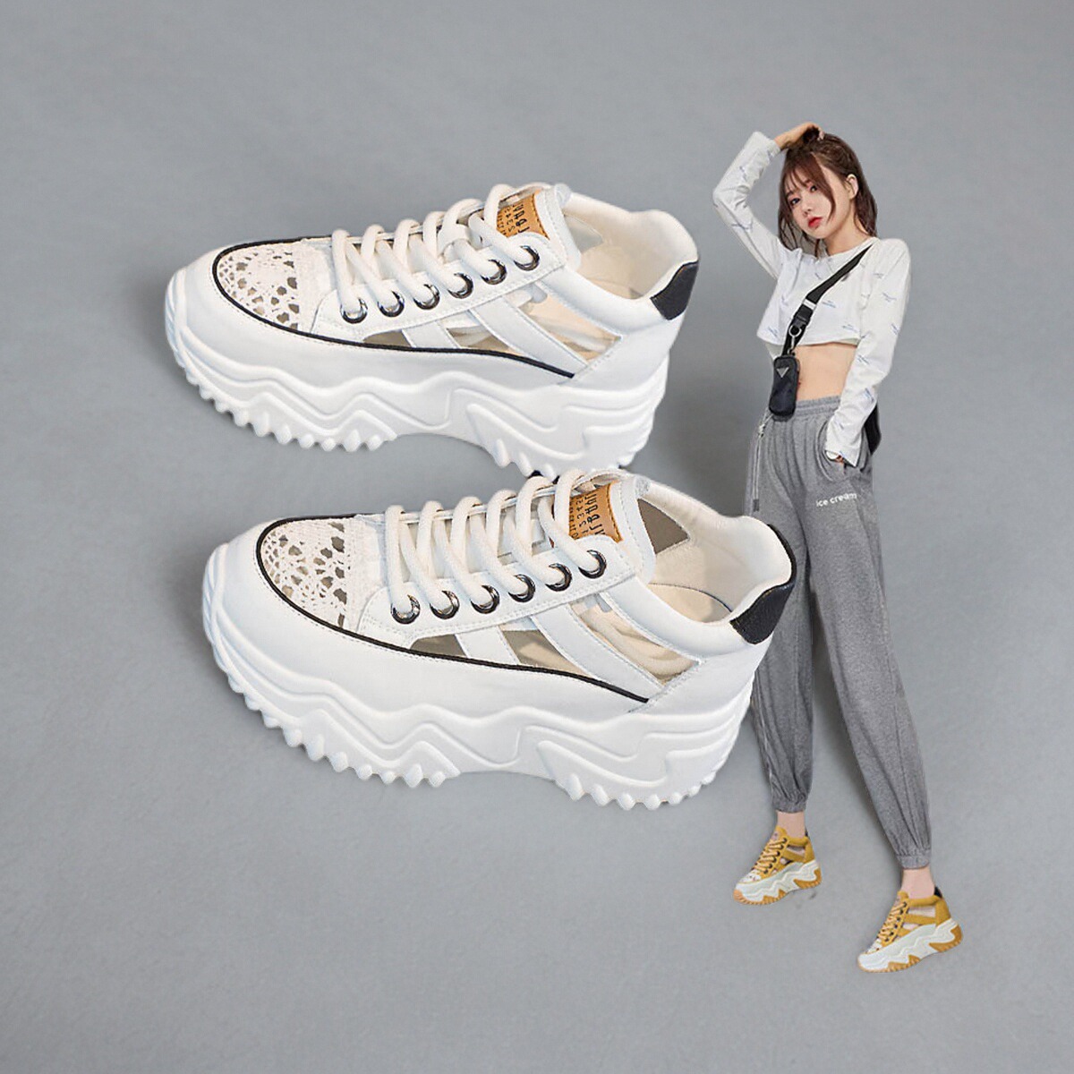 娇芷包头凉鞋超高跟镂空