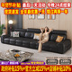 头层牛皮沙发客厅2025新款 现代简约大黑牛沙发直排劳伦斯真皮沙发