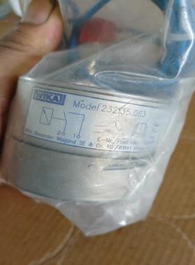 德国威卡WIKA电接点隔膜压力表，型号232.35.063p