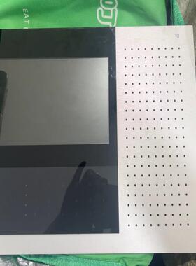 TCS特斯智能楼宇对讲室内机，白色款，带触摸键盘和显示屏，p