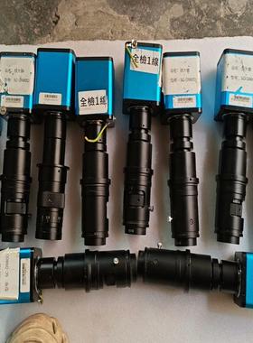 蓝色工业电子显微镜，带0.7-4.5倍变焦镜头，大镜头，大p