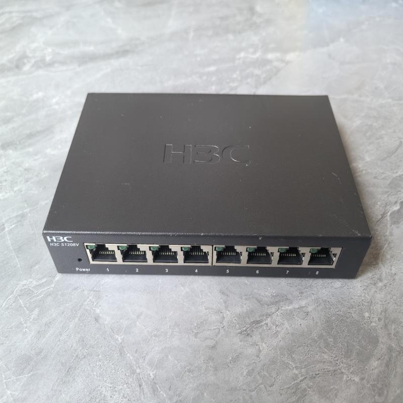 H3C华三S1208V八口全千兆VLAN交换机 功能正常，p