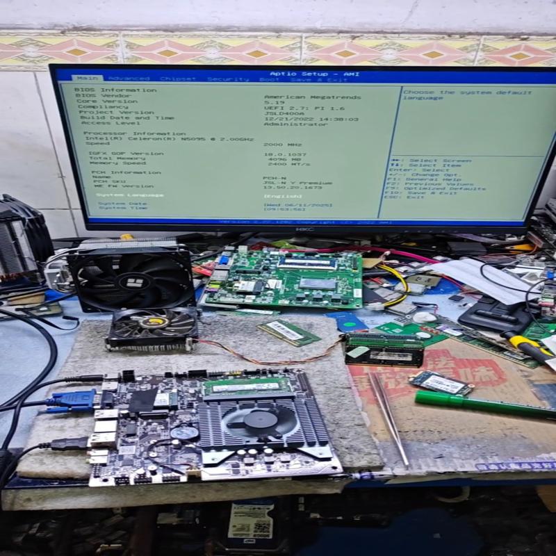 N5095 双内存 ITX nas主板 hdmi vGAp