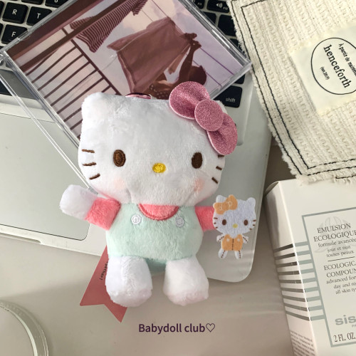 抱抱小熊kitty hellokitty挂件斜挎包凯蒂猫玩偶公仔钥匙扣挂饰