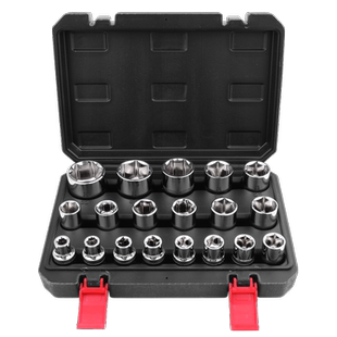 1/2套筒头 六角十二角电扳手套管头27螺帽套筒套装电动扳手套筒头