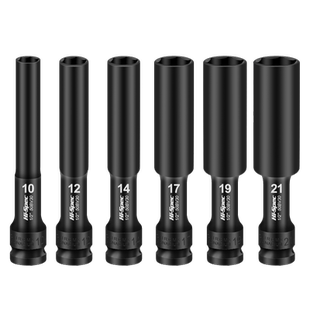电动扳手加长薄壁套筒头六角风炮套筒8/10摩托车拆卸维修专用工具