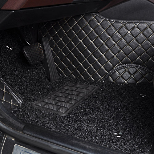 单个正驾驶全包围皮革汽车脚垫