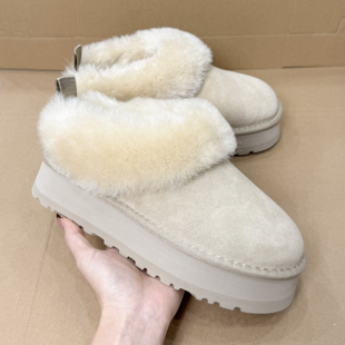 【顺丰包邮】现货!河南桑坡2025新款厚底塔茨勒雪地靴女款羊毛鞋