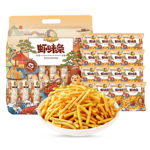 虾味条大礼包童年回忆金黄酥脆
