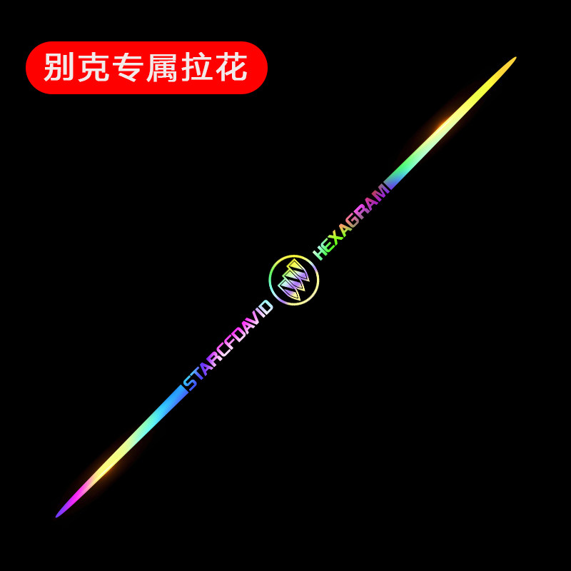 适用于别克英朗君威昂科拉昂科威汽车贴纸划拉花车标门车身贴装饰