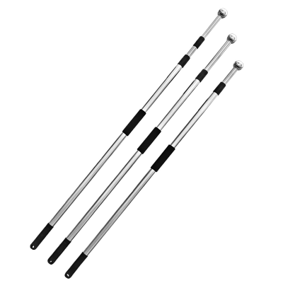 旗杆伸缩2米不锈钢3米手持4米户