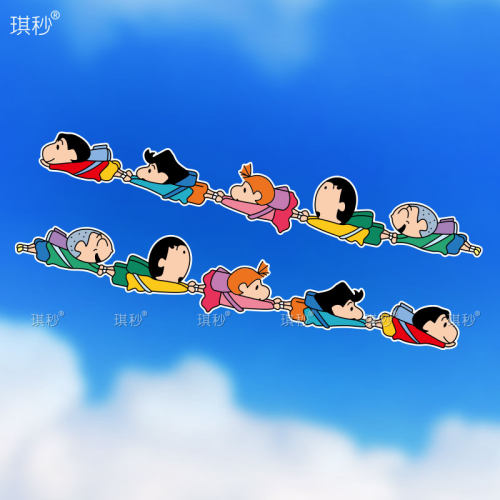 蜡笔小新卡通细长长条装饰车贴