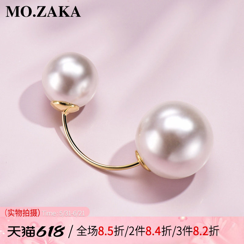 收腰别针防走光扣裙子袖口收紧珍珠胸针固定衣服女袖扣神器裤配饰