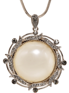 毛衣链女大气吊坠项链高档韩国