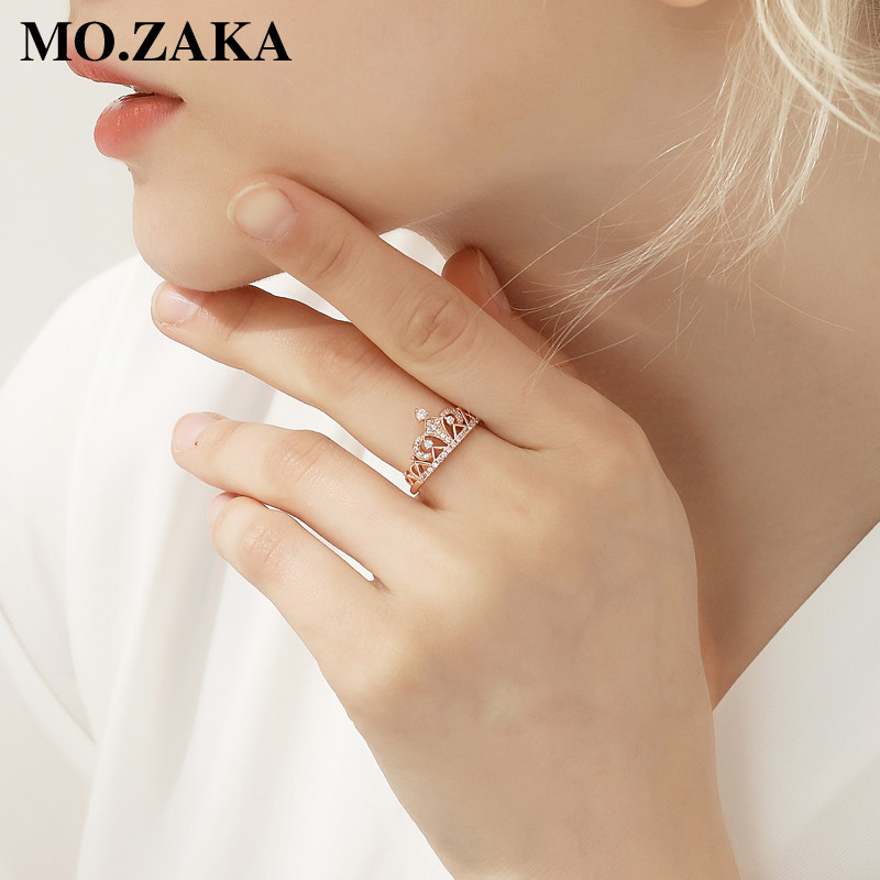 皇冠戒指时尚百搭韩版关节手饰品