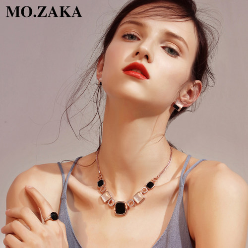 简约气质夸张欧美个性挂饰项链