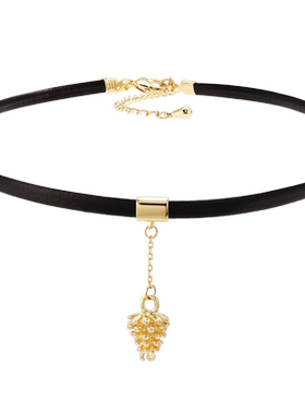 颈链短款黑色时尚风韩国配饰项圈