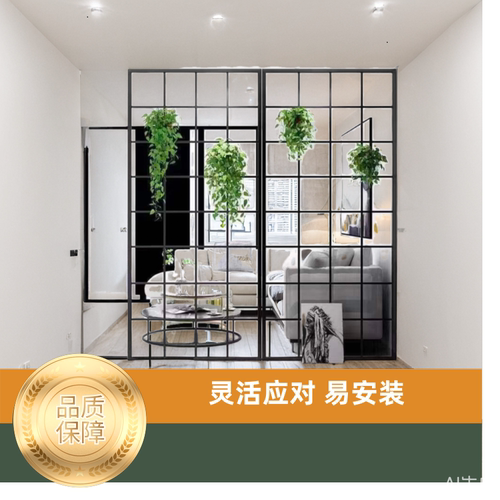 铁艺镂空屏风隔断墙假墙