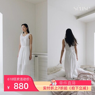 正品现货 fever26 春季收腰显瘦后背V领显瘦荷叶边气质优雅连衣裙