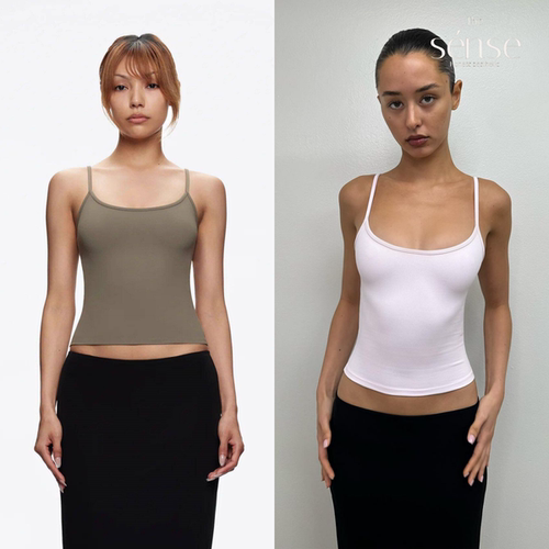 短款性感吊带背心上衣女