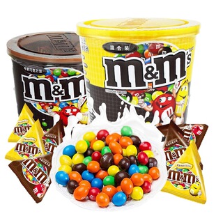 德芙mm豆m豆牛奶巧克力豆儿童礼物儿童零食糖桶装礼包