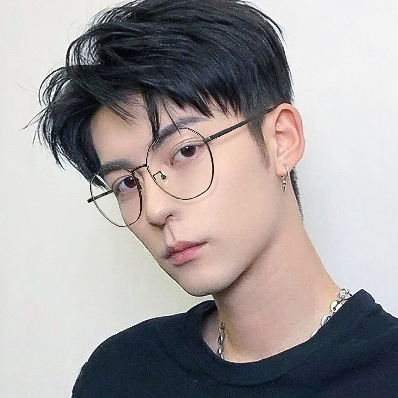 圆框近视眼镜时尚风男女通用眼镜