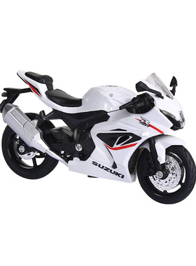 （哇噢定制）1:18铃木GSX1000合金摩托车机车车迷收藏摆件批代发