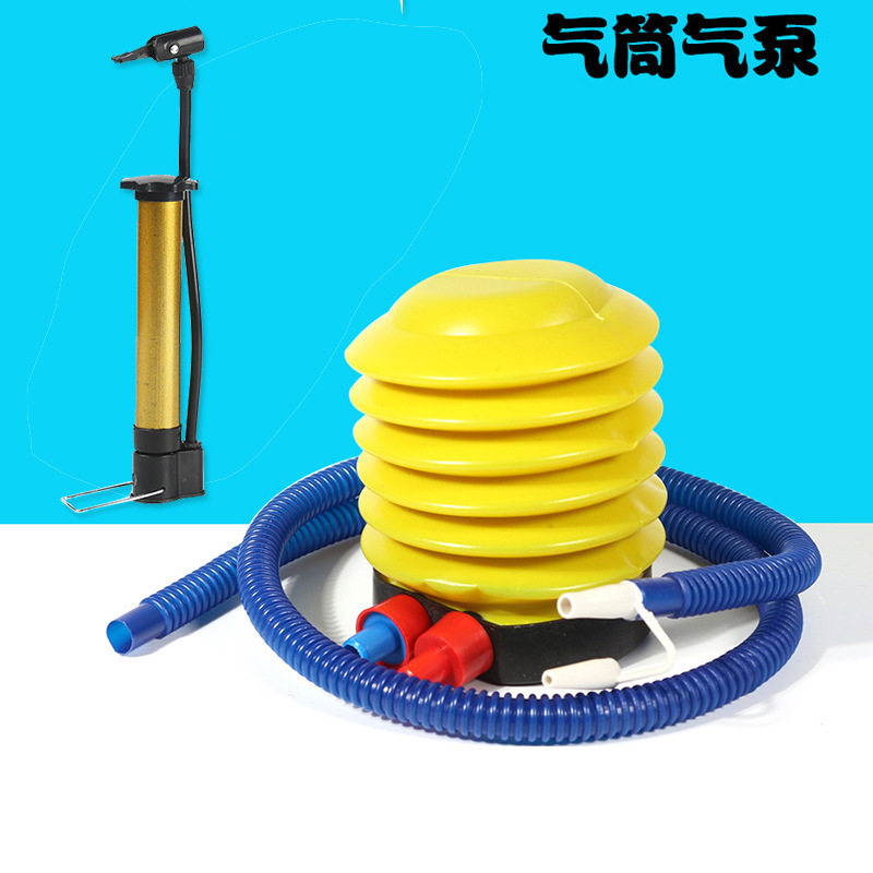 篮球打气筒工具充气筒便携多功能足球排球手动式充气针打气泵批发