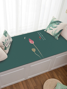 通用可自由裁剪冬季 四季 定制 窗台垫阳台梯形飘窗垫2024新款 新中式