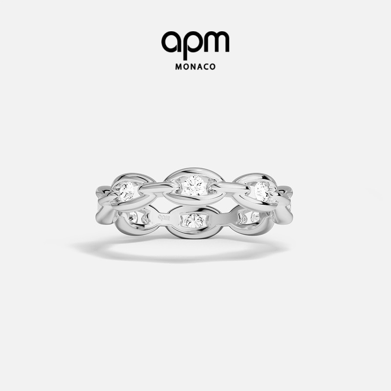 APM戒指女小众设计情侣对戒尾戒图片