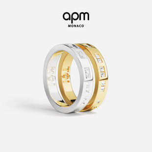 Monaco 个性 TOI 戒指时尚 叠戴手饰送人生日礼物 MOI摩斯密码 APM